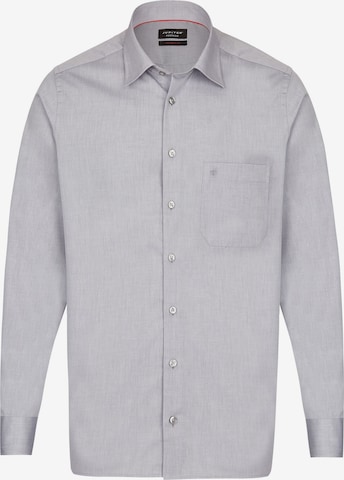 Coupe regular Chemise business JUPITER en gris : devant