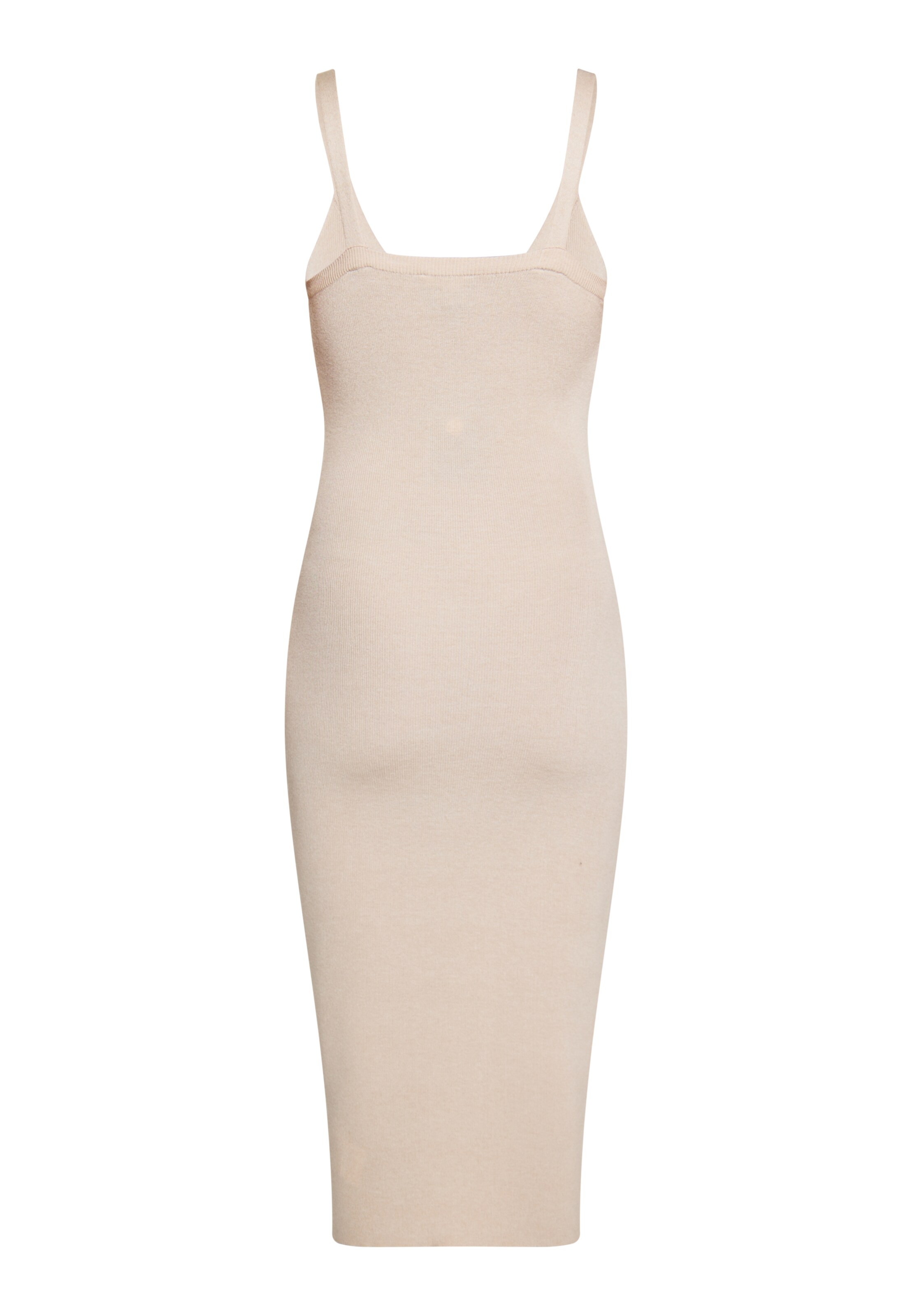 Rochie tricotat de la faina pe bej