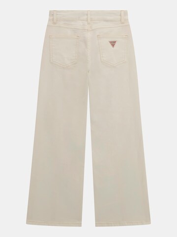 GUESS Wide Leg Jeans in Beige