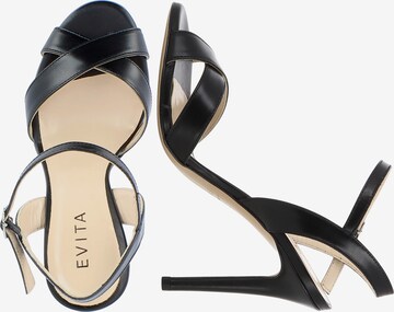 EVITA Strap Sandals in Black