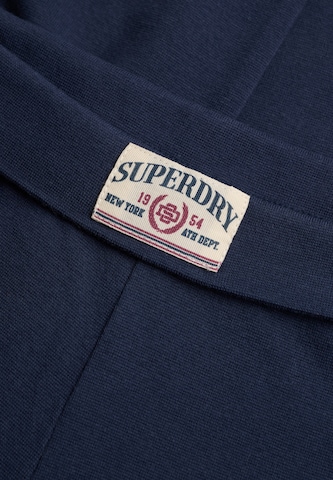 Superdry & Co Wide leg Broek 'Athletic Essentials' in Blauw