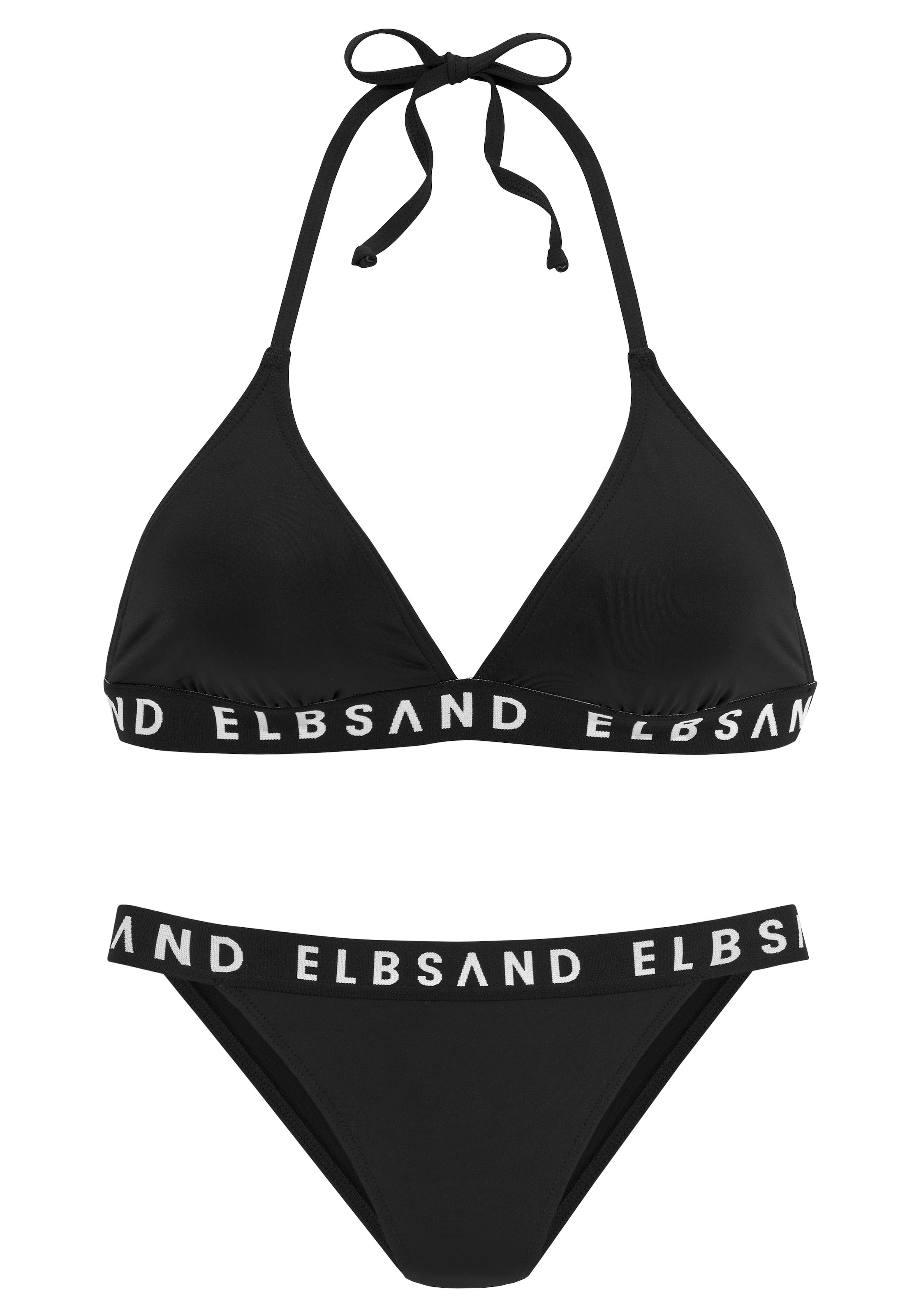 Bikini Elbsand en noir : devant