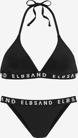 Elbsand Bikini - fekete: elől