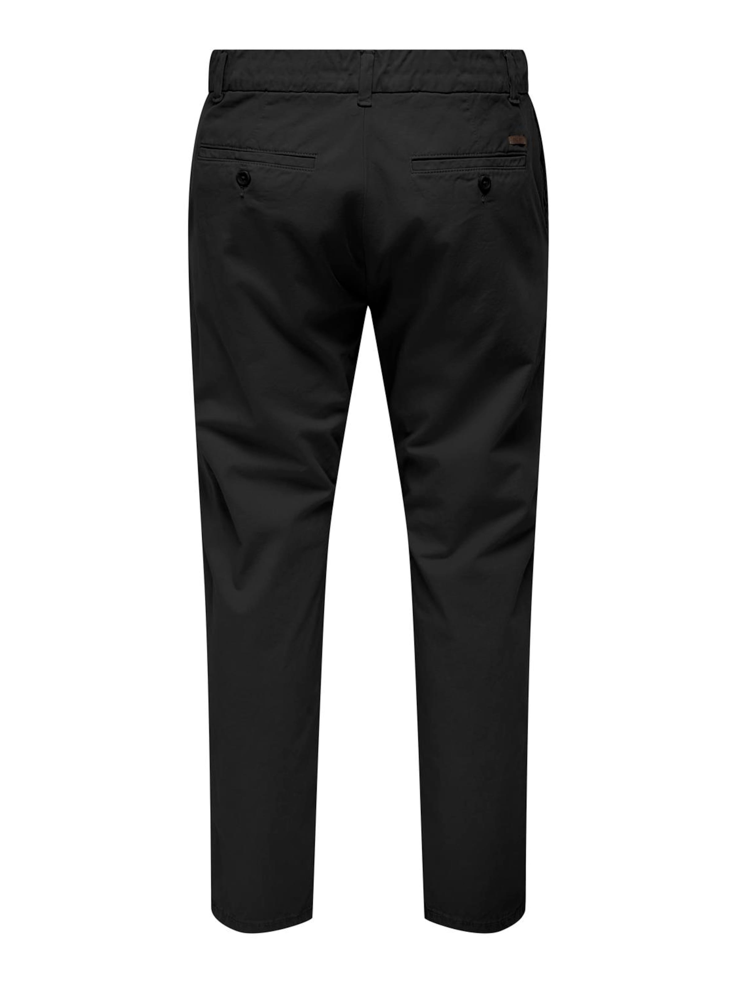 Only & Sons Обычный Брюки-чинос 'ONSFree' в Черный