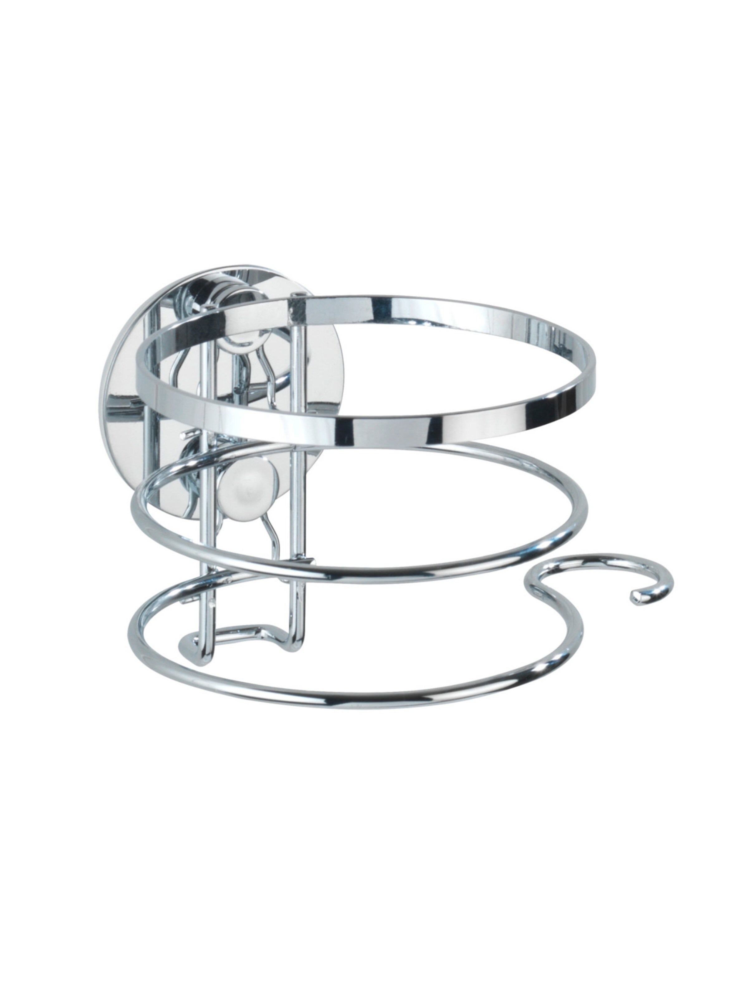 Wenko Haartrocknerhalter 'Universal' in Silber: Vorderseite