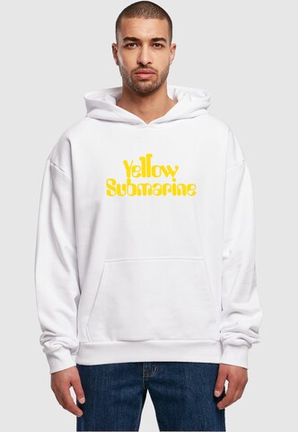 Merchcode Sweatshirt 'Submarine - Headline color' in Wit: voorkant