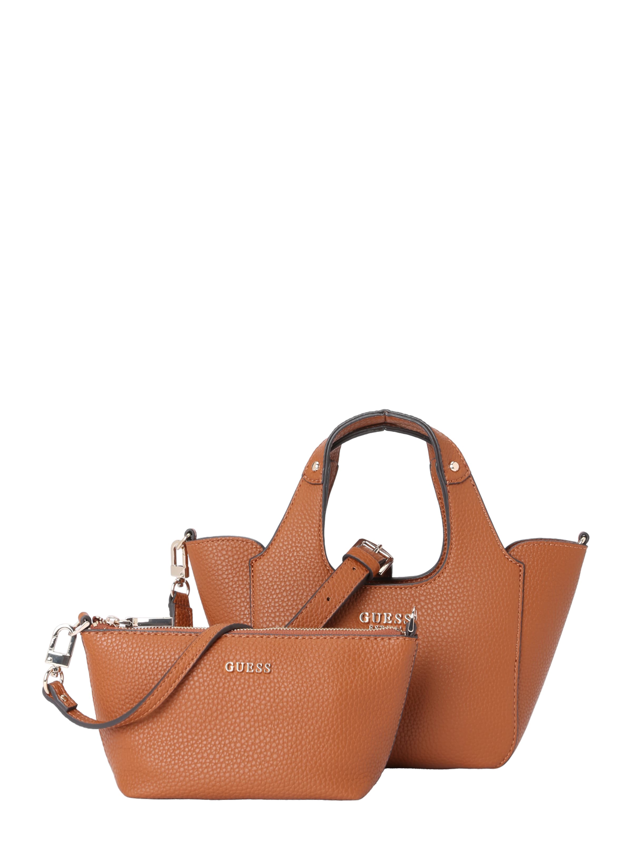 GUESS - Malas de tiracolo 'Calista' em castanho: frente