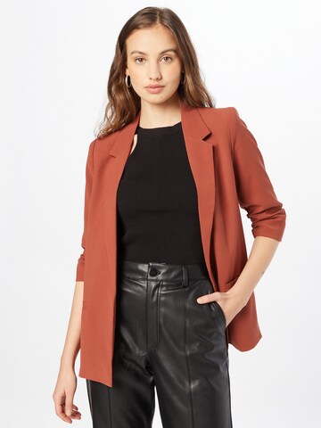 Blazer 'Shirley' SOAKED IN LUXURY en marron : devant