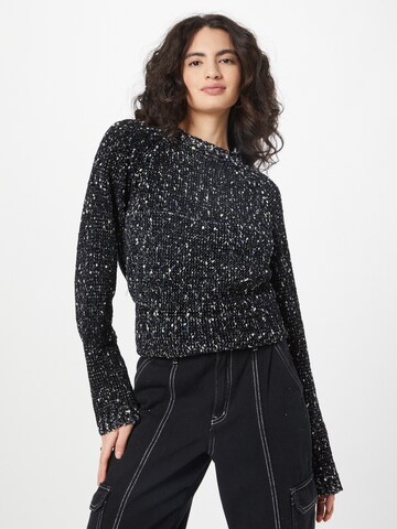 House of Sunny Sweater 'KURT' in Black: front