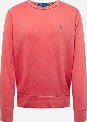 Sweat-shirt Polo Ralph Lauren en rouge : devant