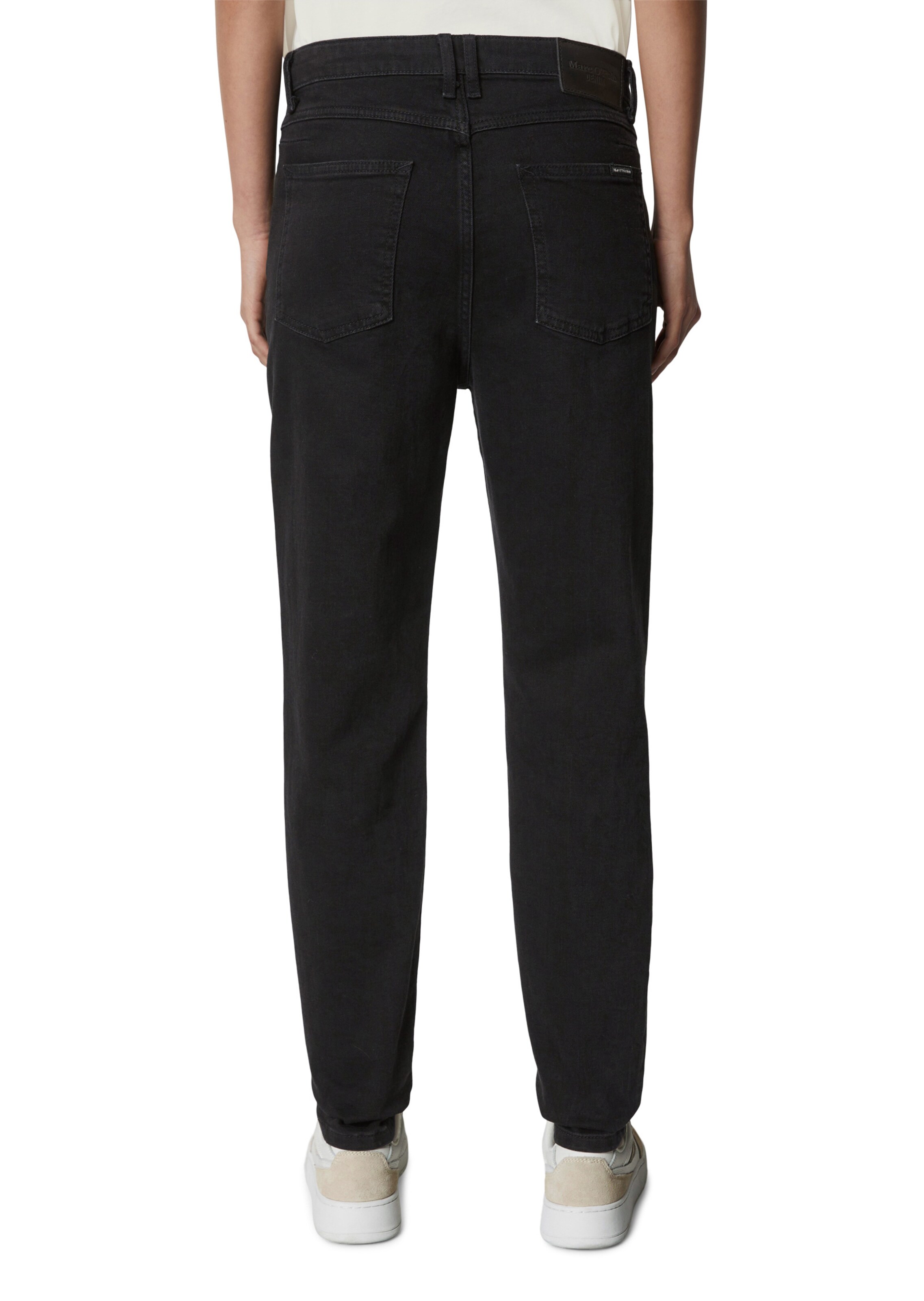 Marc O'Polo DENIM Tapered Jeans 'Freja' in Schwarz