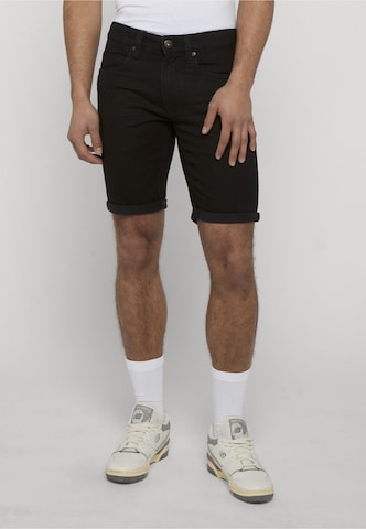 INDICODE JEANS Slim fit Jeans 'Kalven' in Black: front