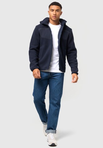 STONE HARBOUR Athletic Fleece Jacket in Blue