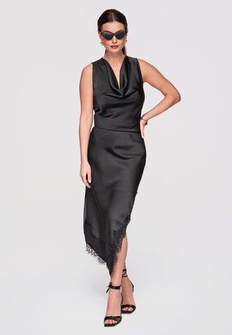 Ombre Skirt in Black