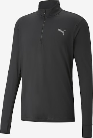PUMA Toiminnallinen paita 'Run Favourite' värissä musta: edessä