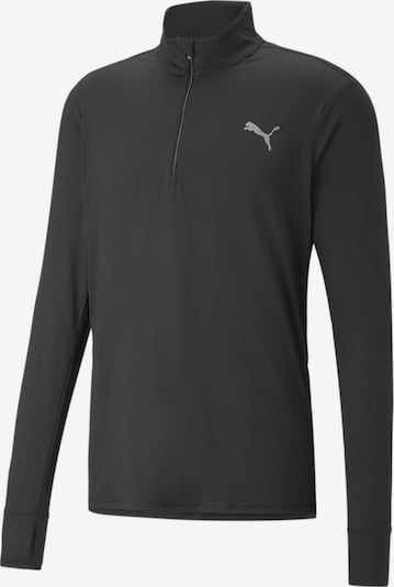 PUMA Functioneel shirt 'Run Favourite' in de kleur Grijs / Zwart, Productweergave