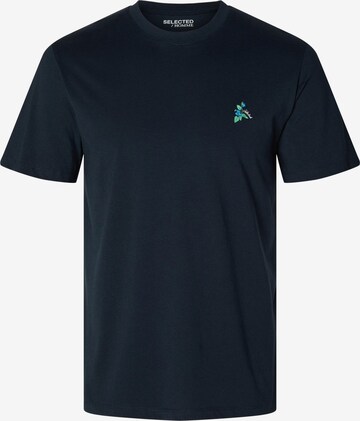 SELECTED HOMME T-Shirt 'Rick' in Blau: predná strana
