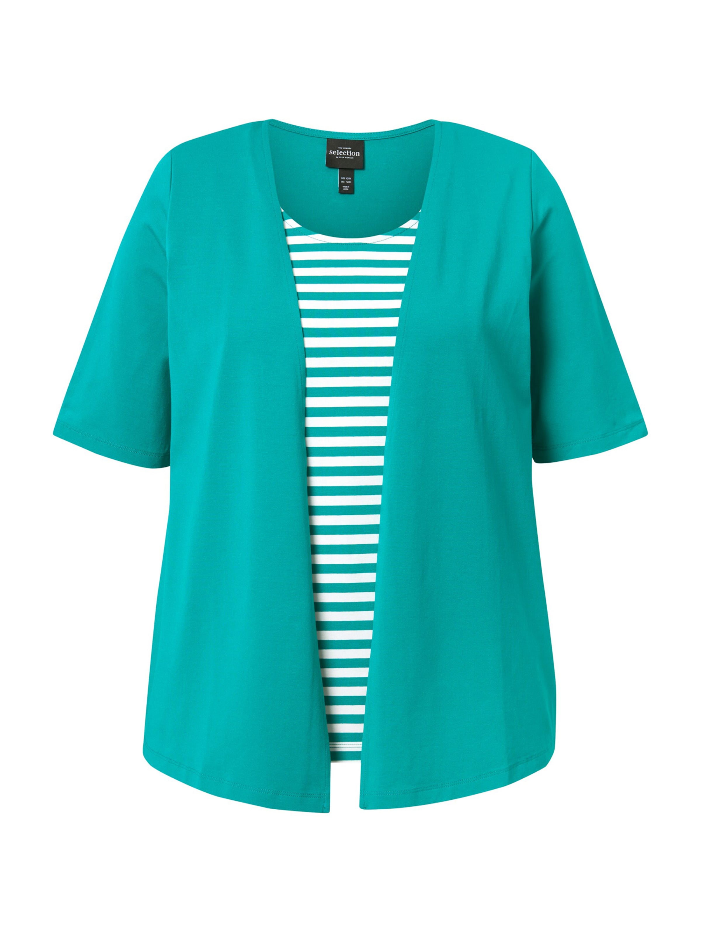 Ulla Popken Koszulka w kolorze zielony: przód