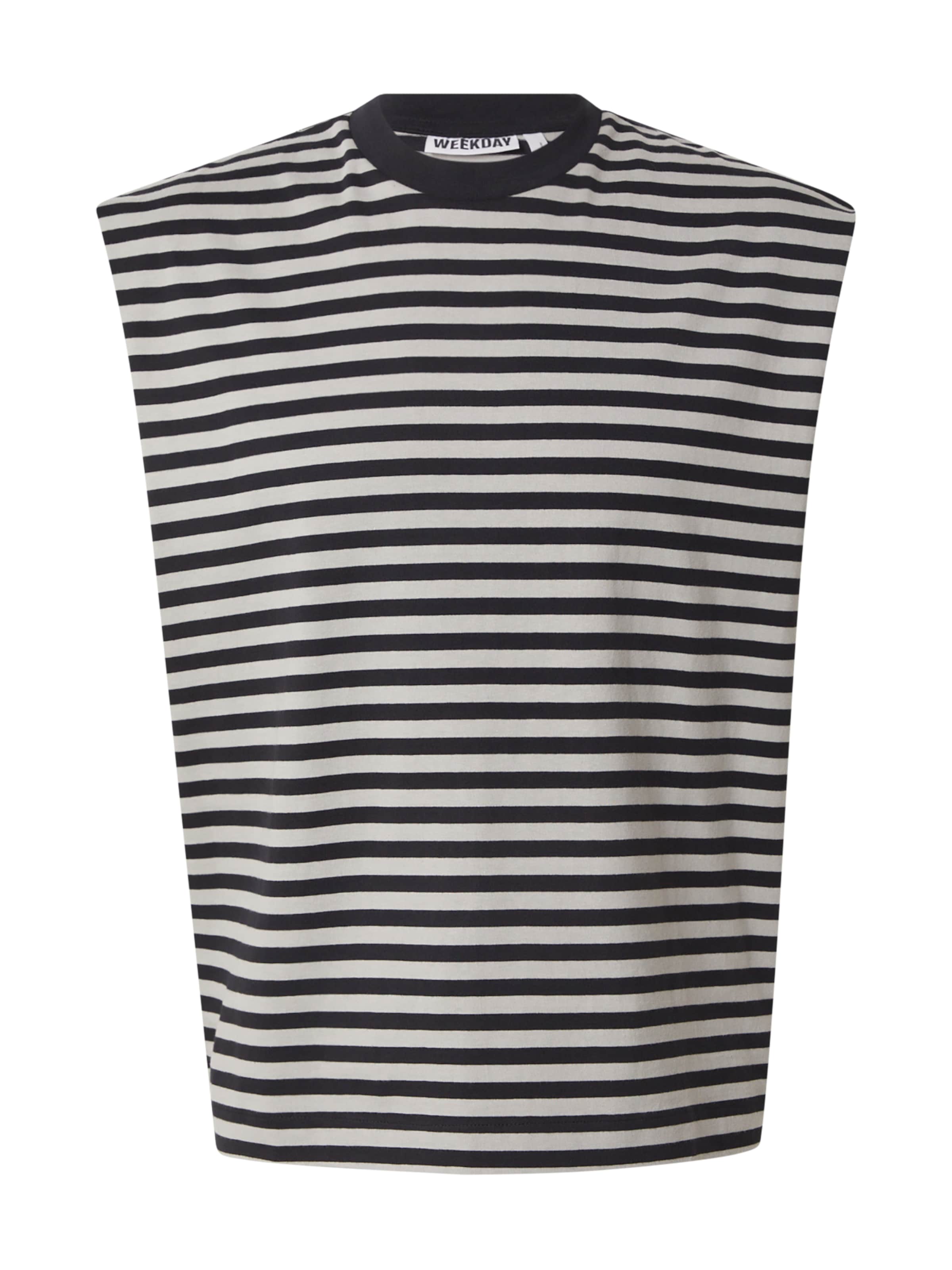 WEEKDAY Shirt in Black: front