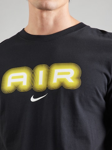 Nike Sportswear T-shirt 'AIR' i svart