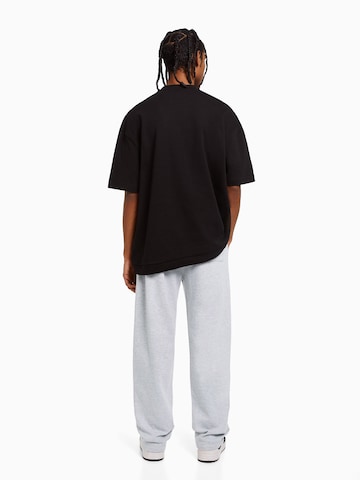 Bershka Loosefit Hose in Grau