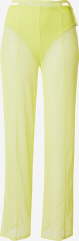 Calvin Klein Jeans Wide leg Trousers in Yellow: front