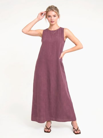 No Matter What Kleid in Rot: Vorderseite
