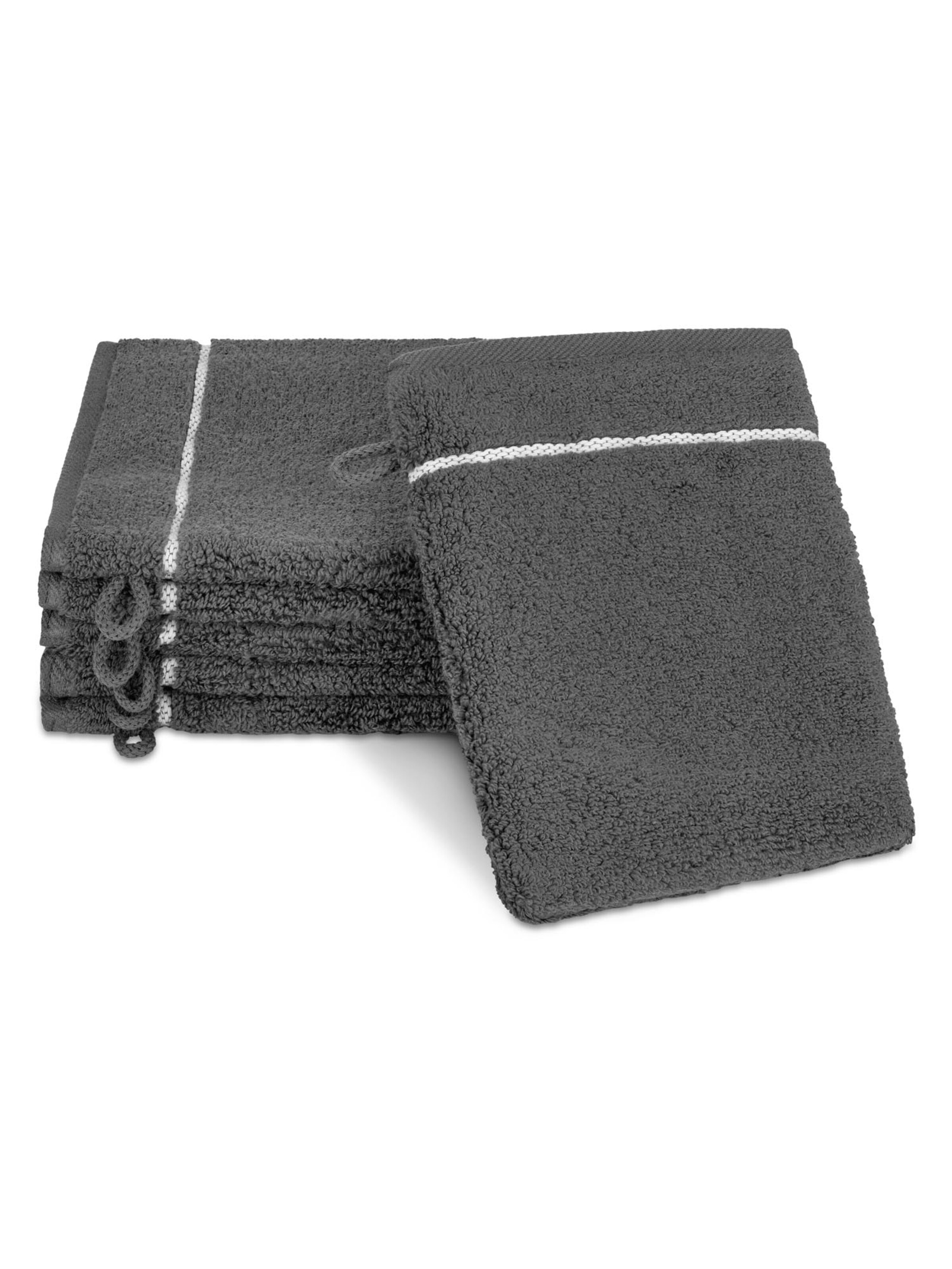 ROSS Towel 'Sensual Skin Karo' in Grey: front