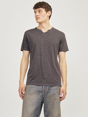 JACK & JONES Regular fit Shirt in Bruin: voorkant