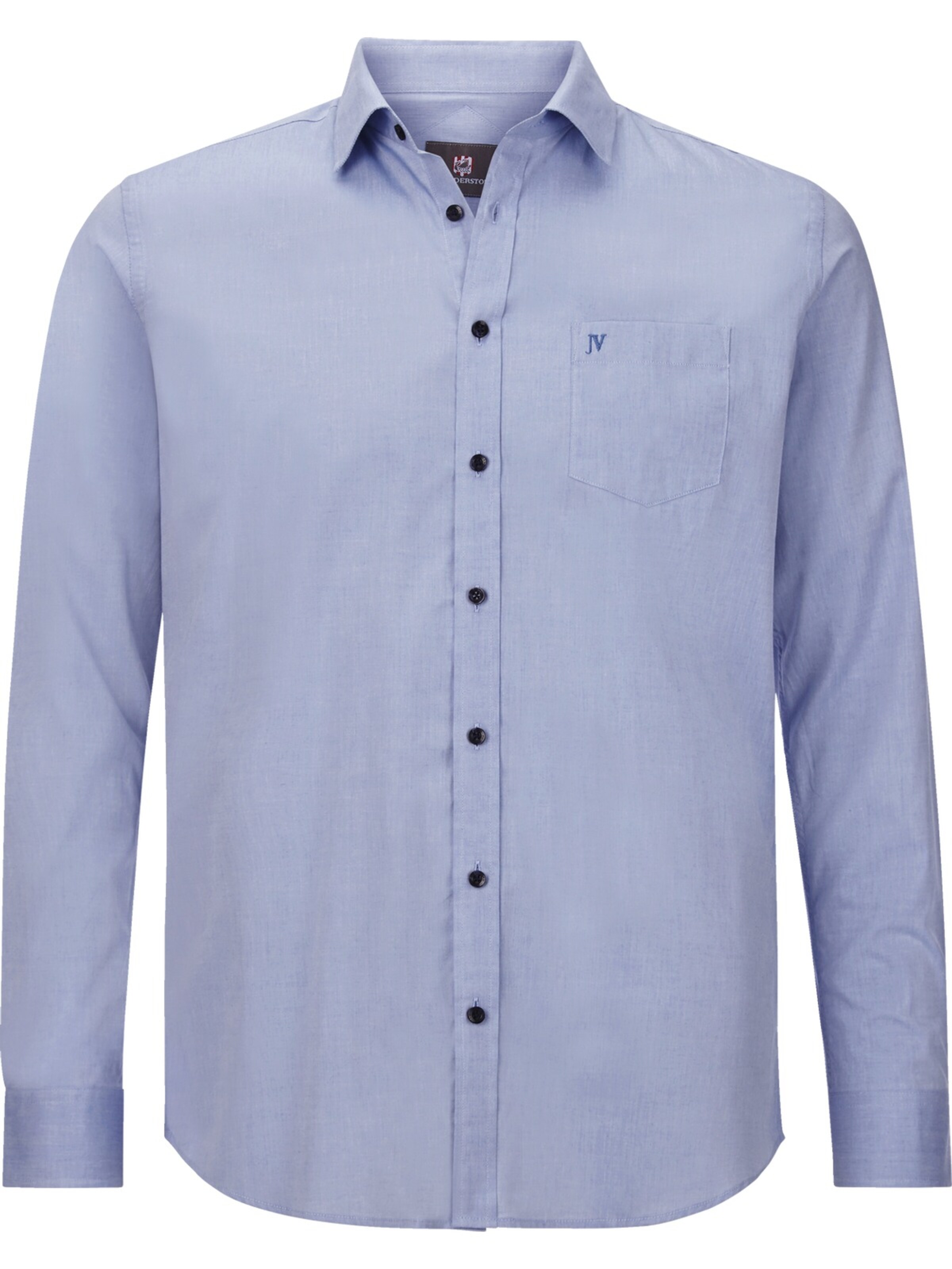 Jan Vanderstorm Regular Fit Hemd 'Ulfe' in Blau