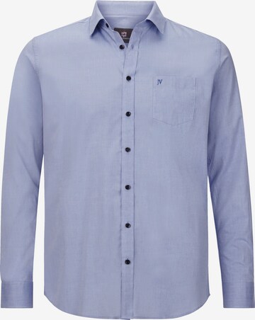 Jan Vanderstorm Regular fit Button Up Shirt 'Ulfe' in Blue