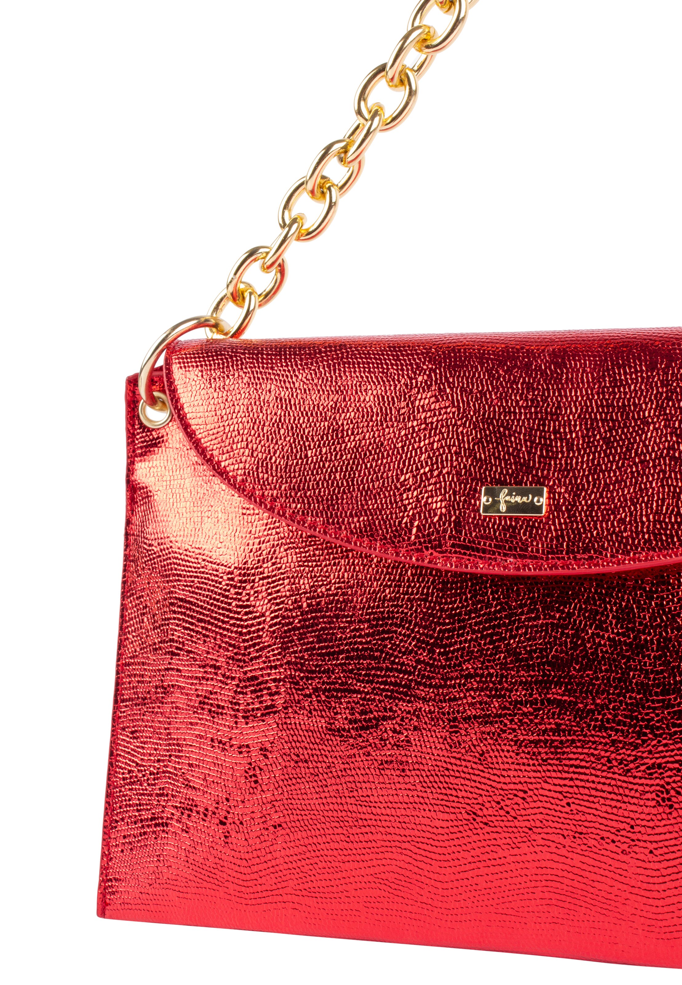 faina Clutch in Red