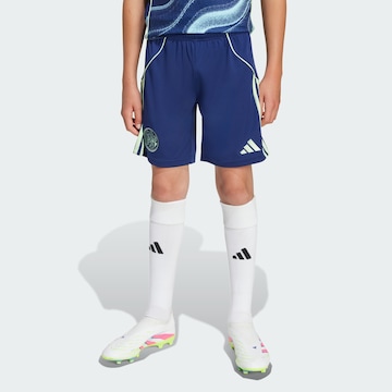 ADIDAS PERFORMANCE Regular Sportbroek 'Ajax Amsterdam 25/26' in Blauw: voorkant