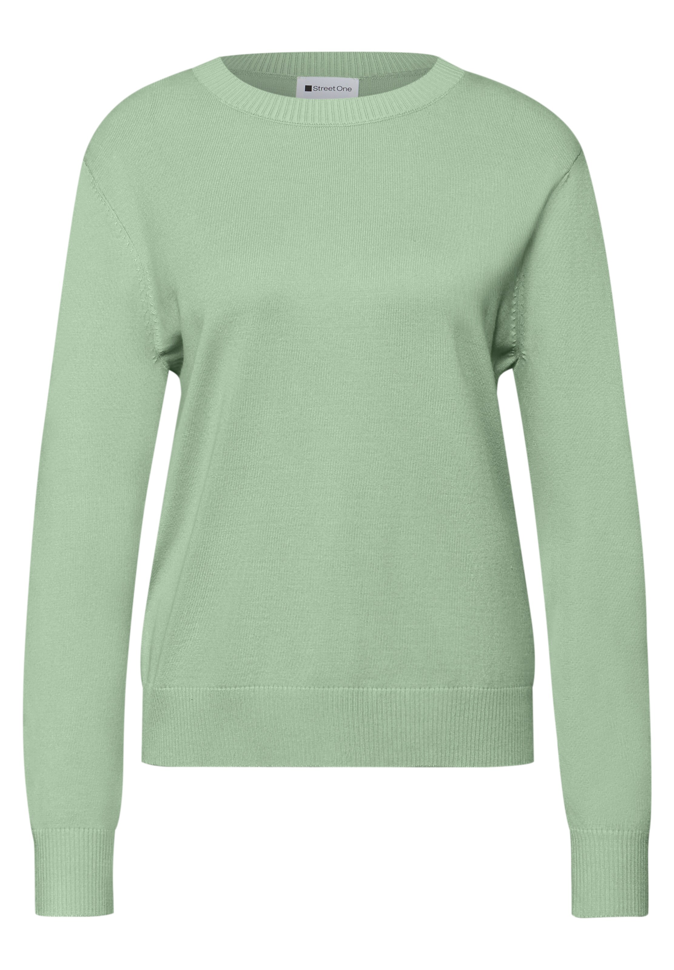 STREET ONE Pullover in Grün: Vorderseite