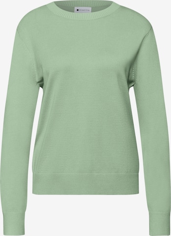 STREET ONE Pullover in Grün: Vorderseite