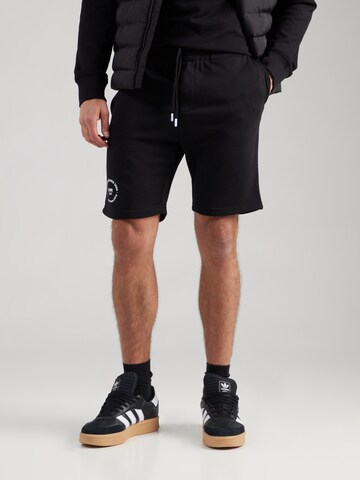 JACK & JONES Обычный Штаны 'JPSTGORDON SIMON' в Черный: спереди