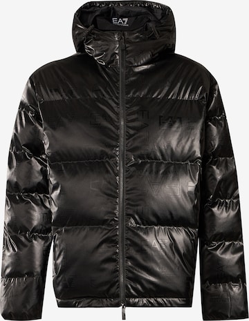 juoda EA7 Emporio Armani Žieminė striukė: priekis
