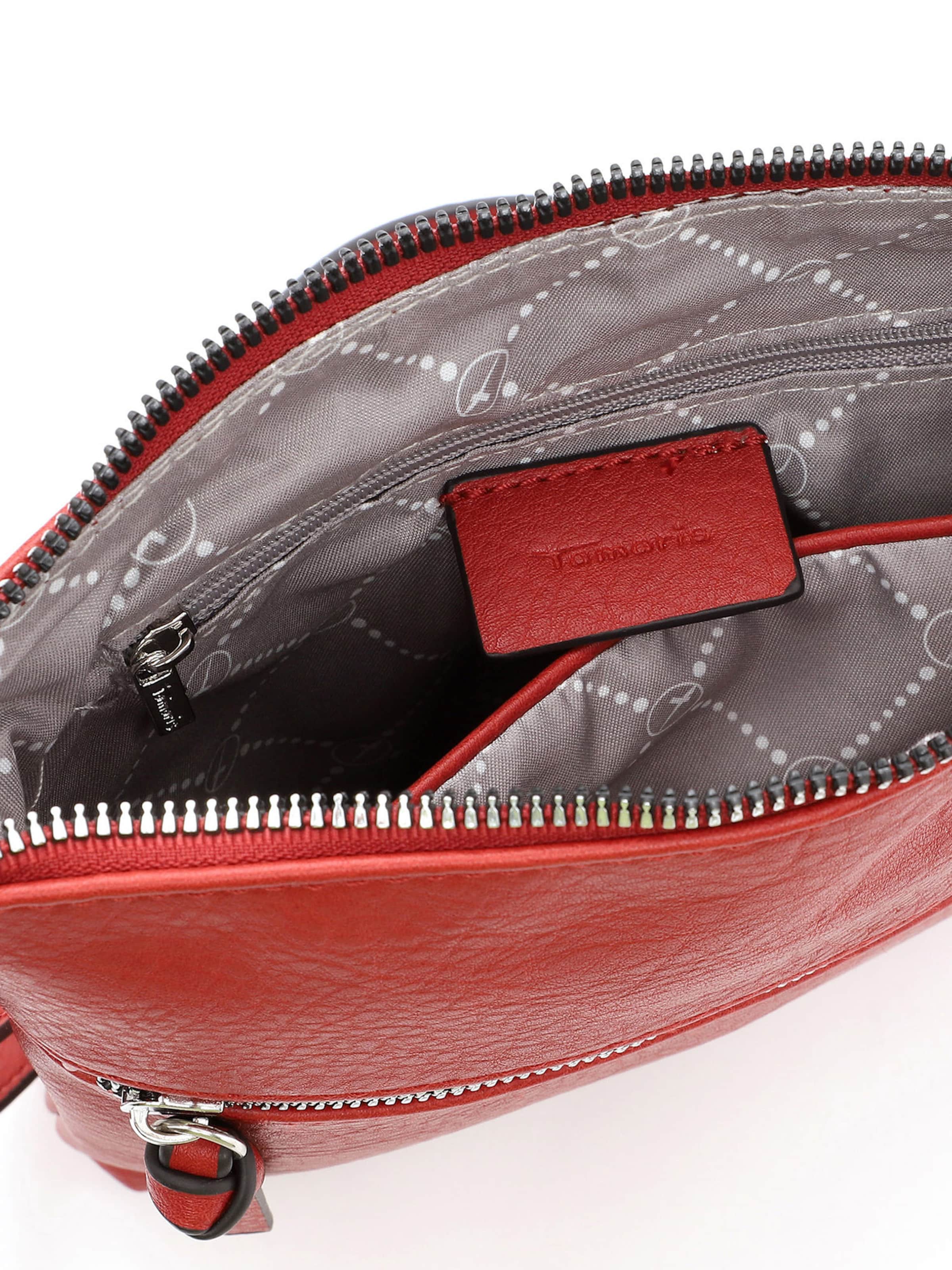 Tamaris Skuldertaske 'Alessia' i rød