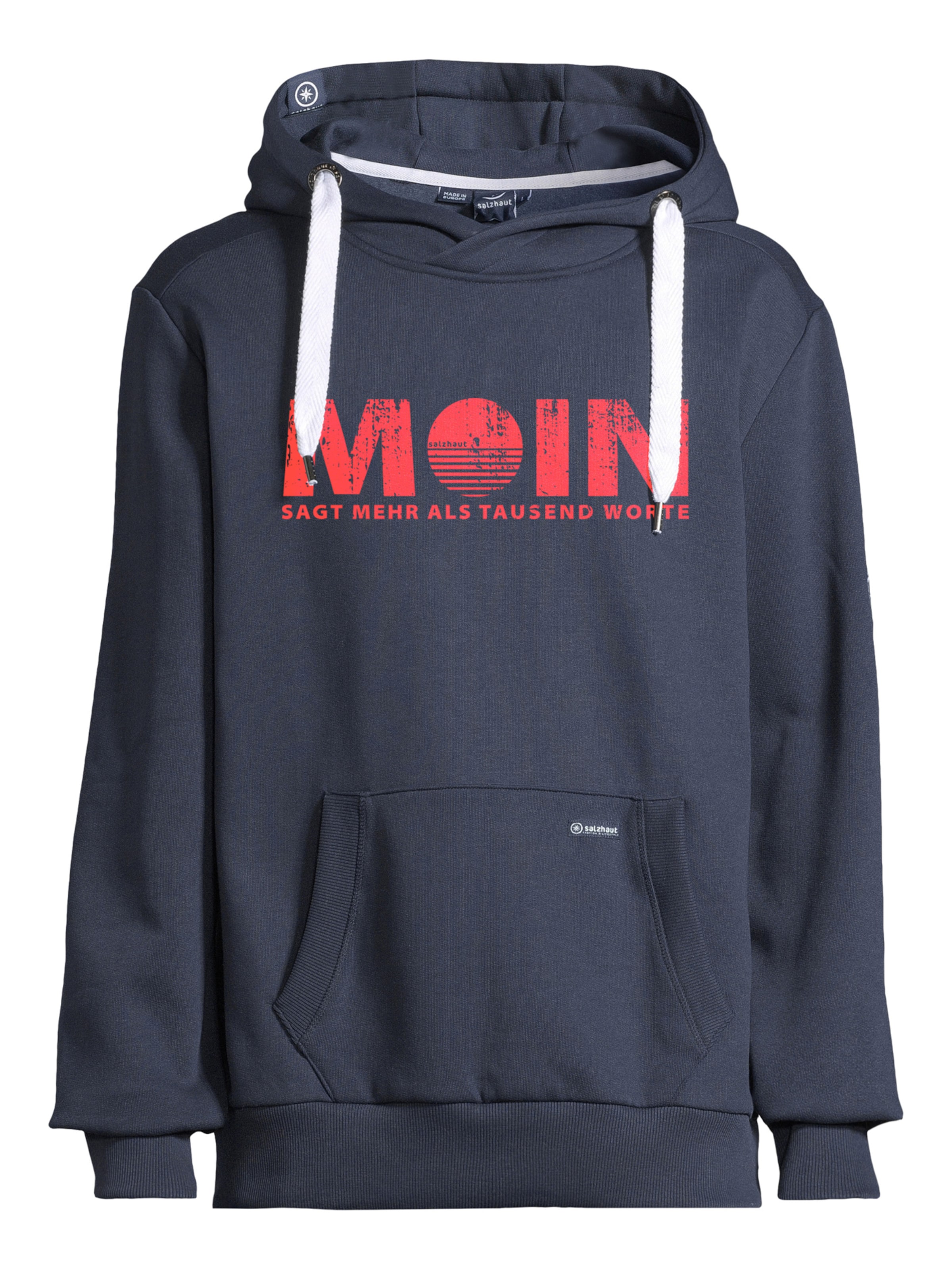salzhaut Sweatshirt in Blau: Vorderseite