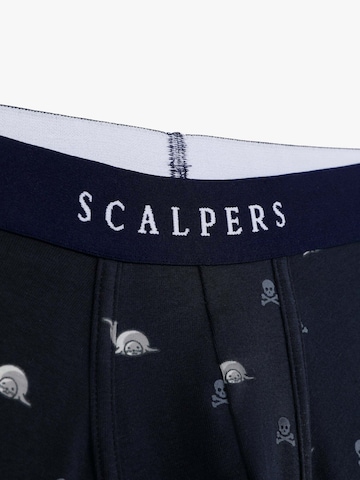 Scalpers Boxer shorts 'Just Funny' in Blue