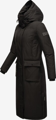 NAVAHOO Zimný kabát 'Wolkenfrost XIV' - Čierna