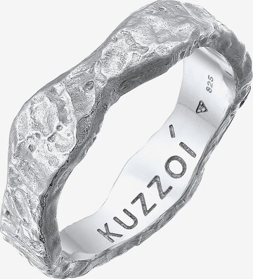 KUZZOI Ring i silver: framsida