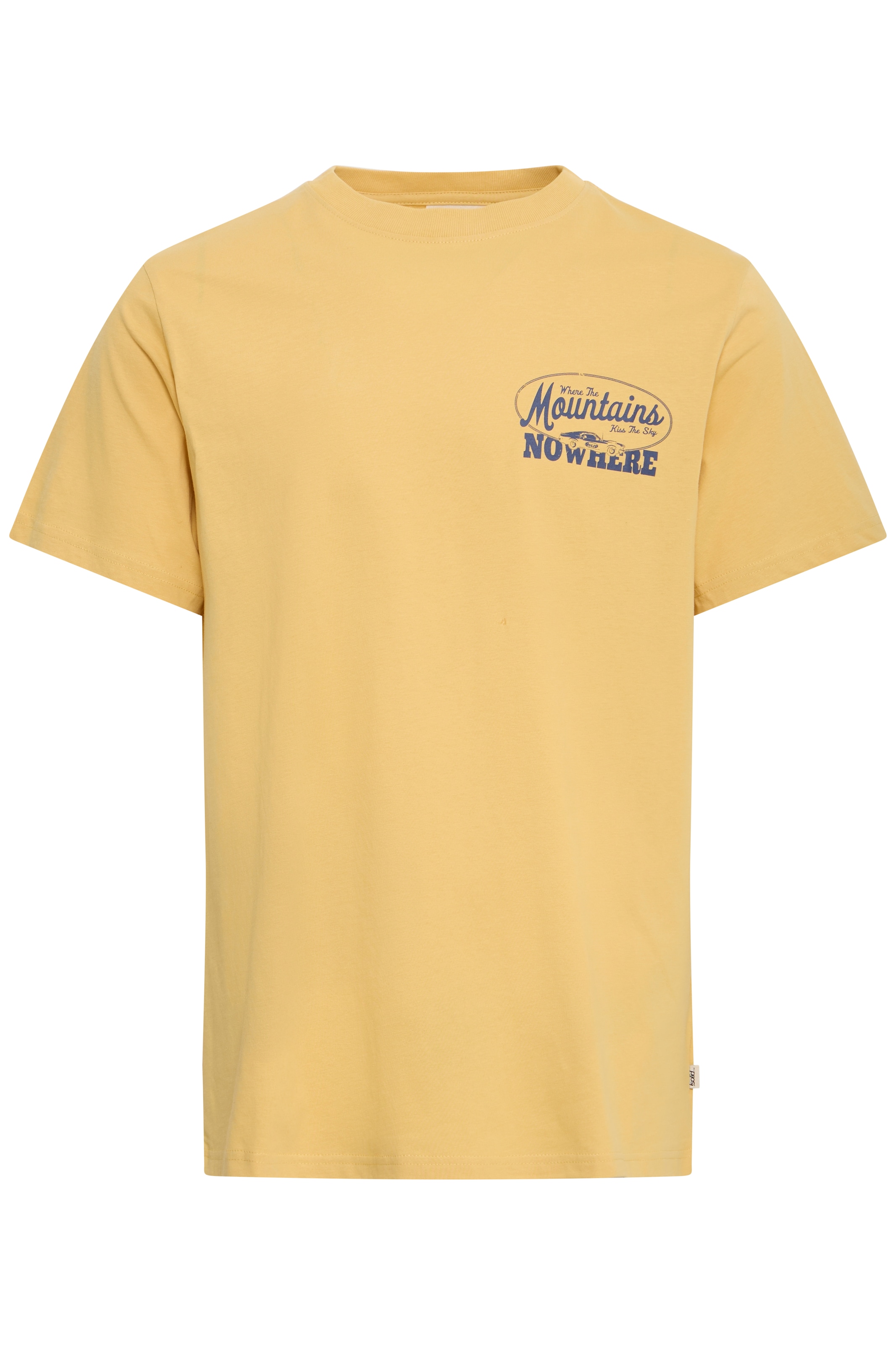 !Solid Shirt ' SDUbert ' in Yellow: front
