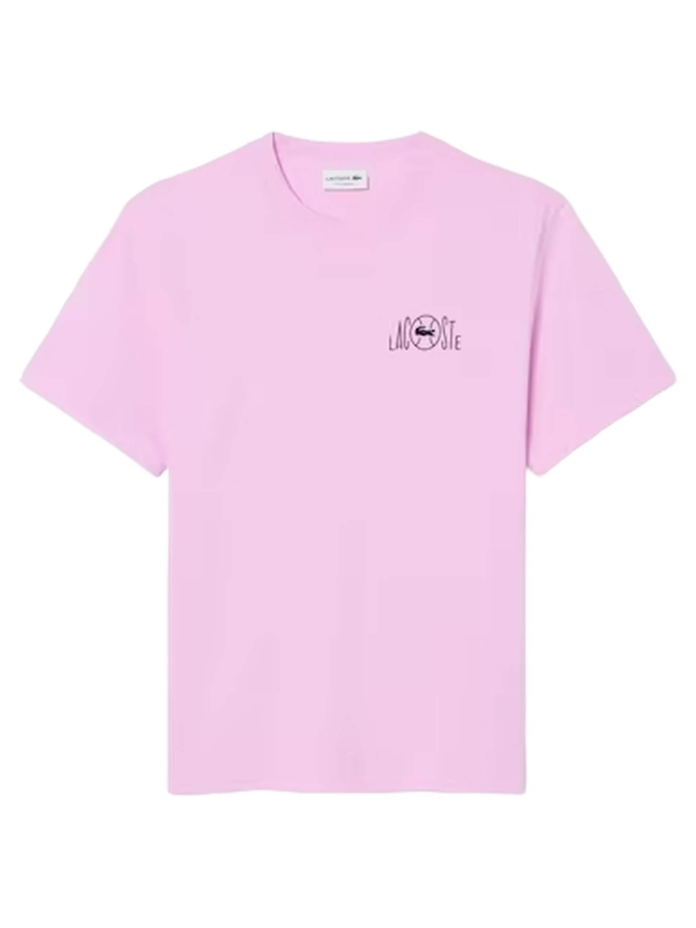 LACOSTE - Camiseta en rosa: frente