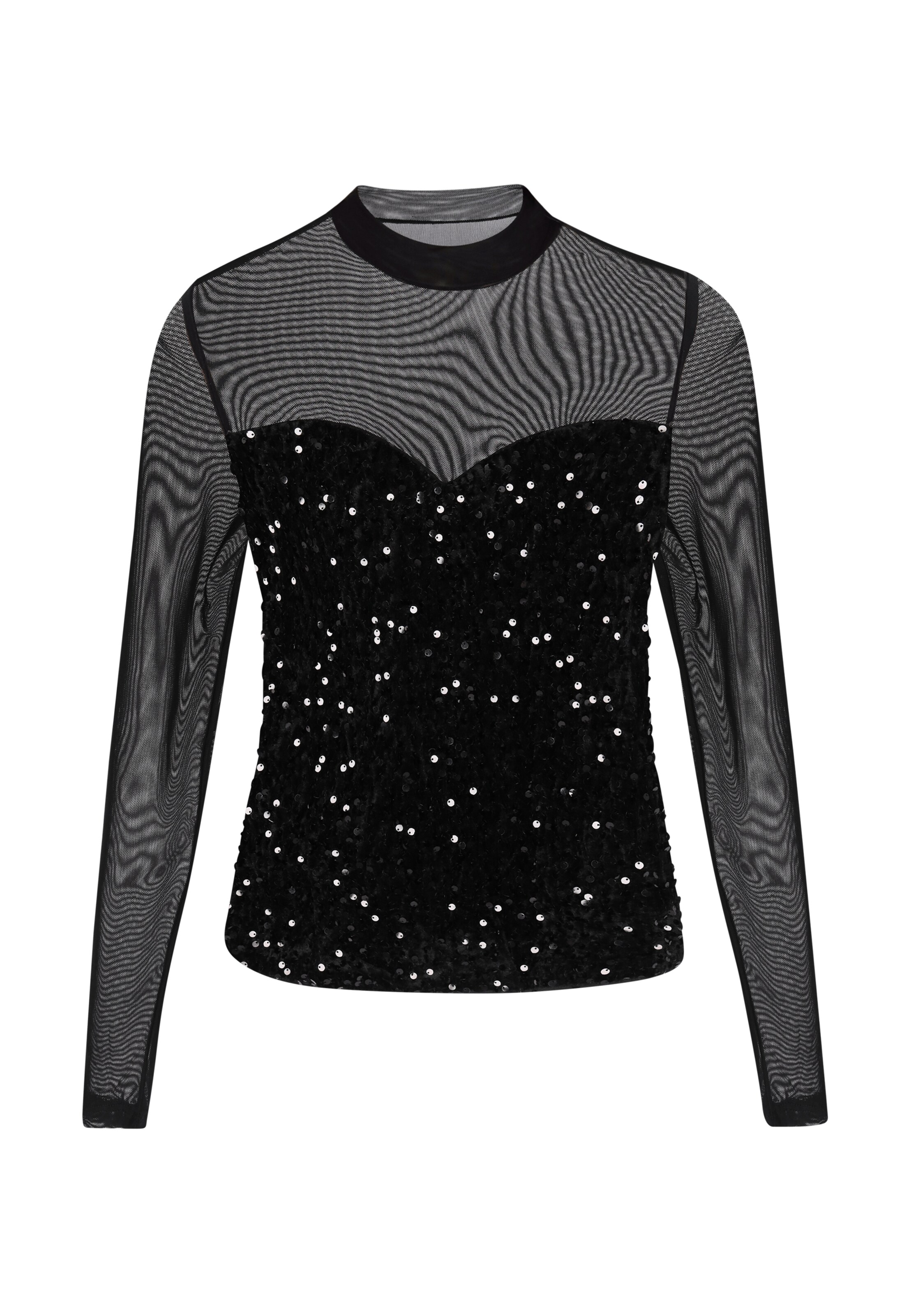 Chemisier faina en noir : devant