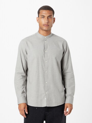 minimum Regular fit Button Up Shirt 'ANHOLT' in Grey: front