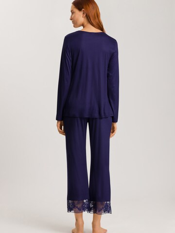 Pyjama ' Eva ' Hanro en bleu
