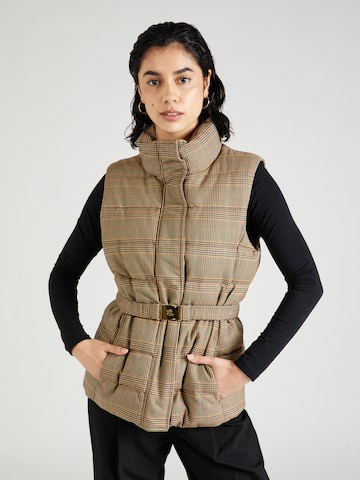 Gilet 'LEAN' Lauren Ralph Lauren en marron : devant