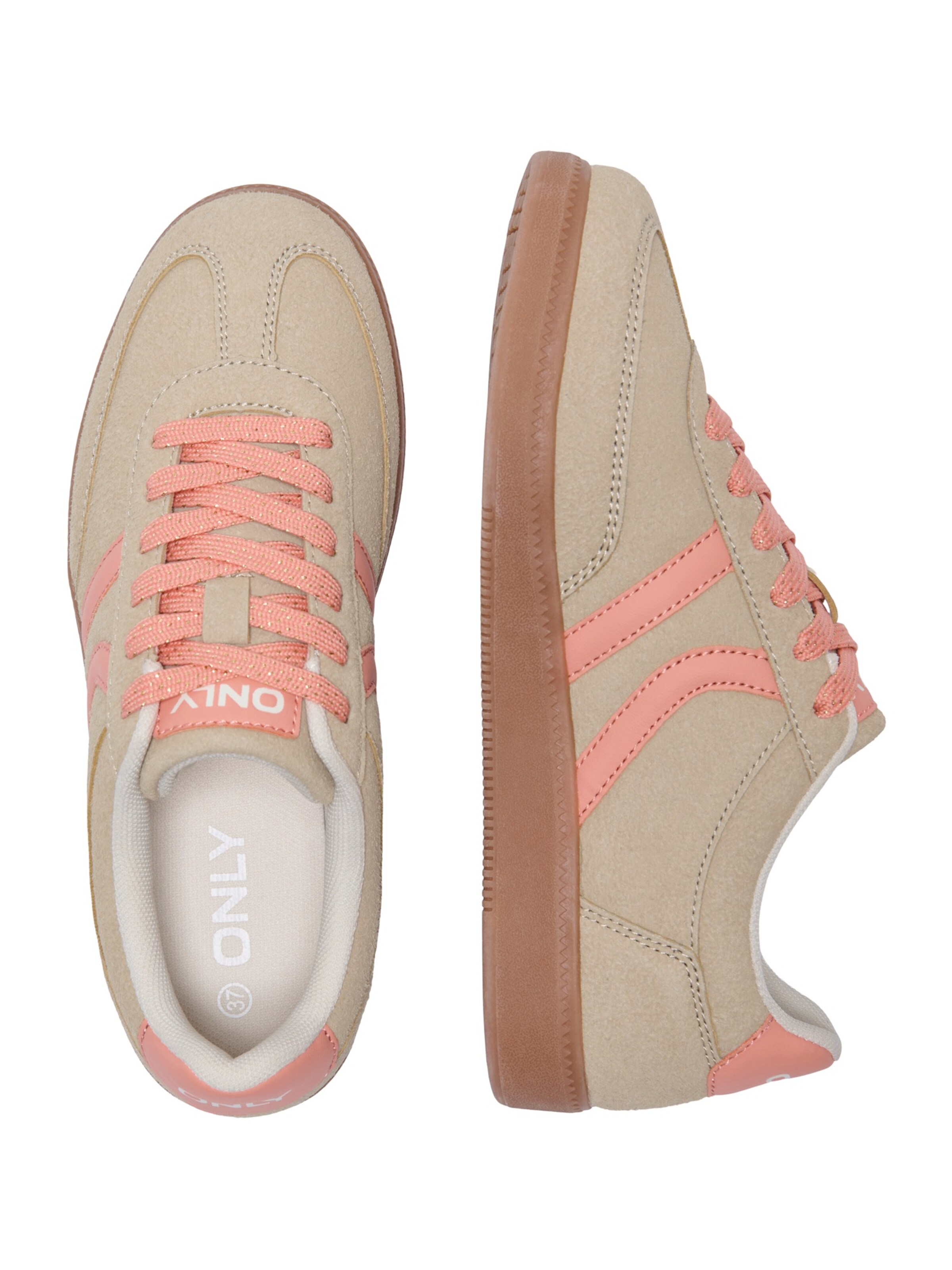 ONLY Sneaker 'ONLLYDIE' in Beige