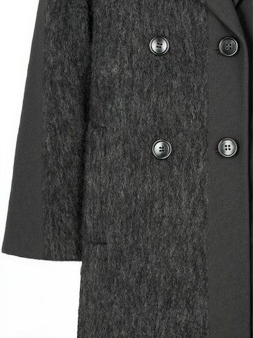 RUE de FEMME - Sobretudo de inverno ' Kanzina ' em cinzento: frente